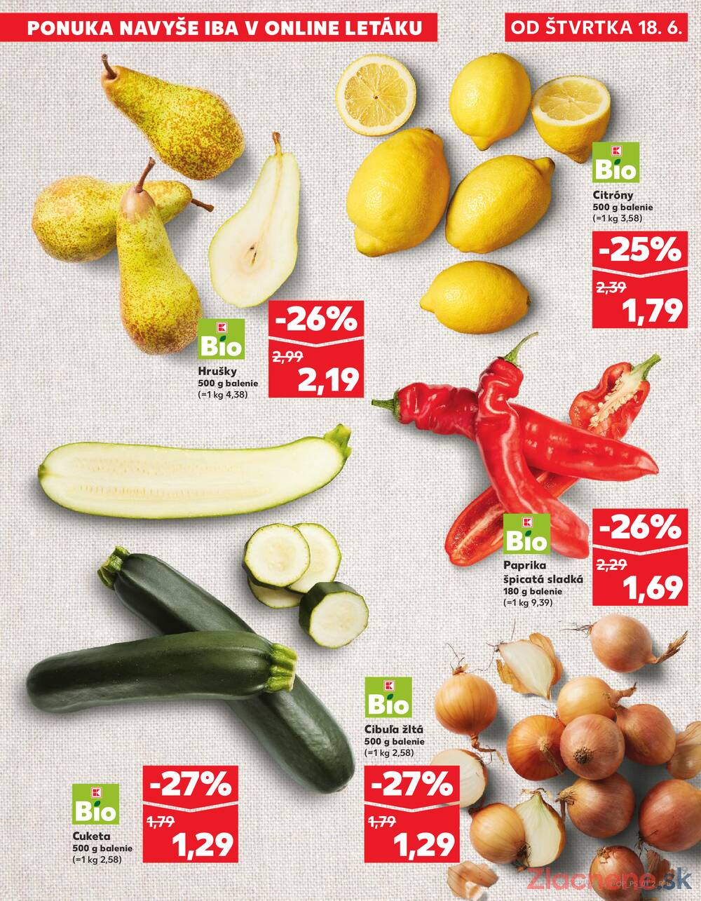 Kaufland 18.6. - 24.6. - Kaufland Bardejov