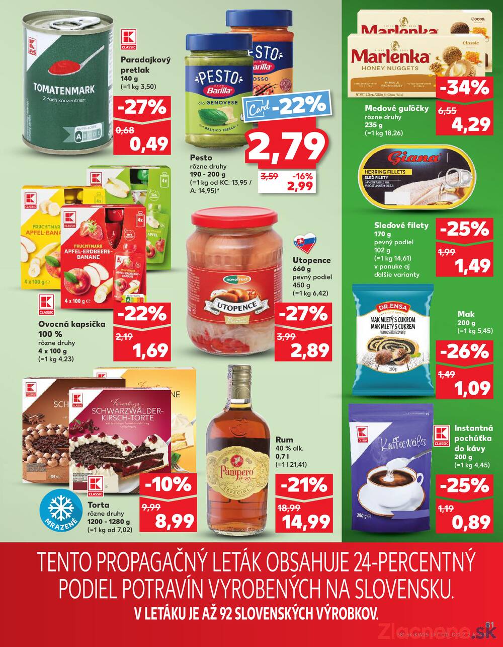 Kaufland 18.6. - 24.6. - Kaufland Prievidza