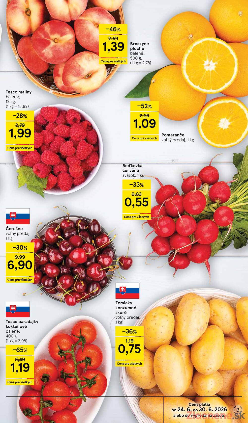 Tesco supermarkety od 24.6. do 30.6.2026