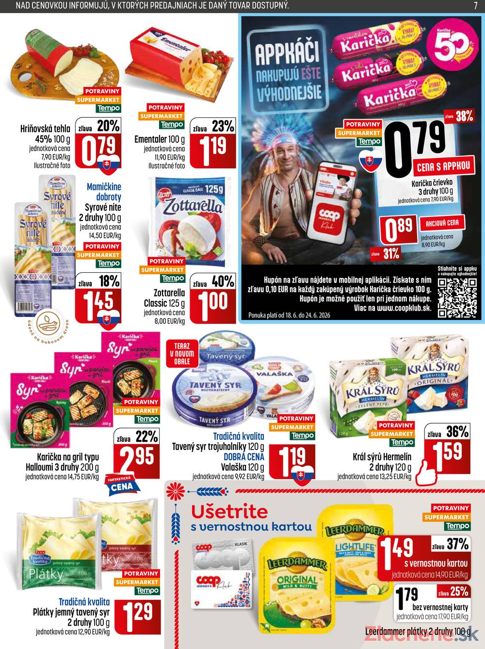 Leták COOP Jednota Slovensko - COOP do 24.6. - strana 7 Leták COOP Jednota Slovensko - COOP do 24.6. - strana 7