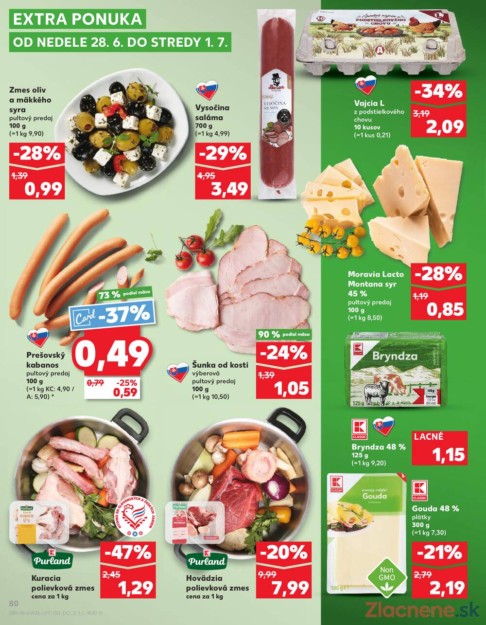 Leták Kaufland - Kaufland 25.6. - 1.7. - Kaufland Tvrdošín - strana 80