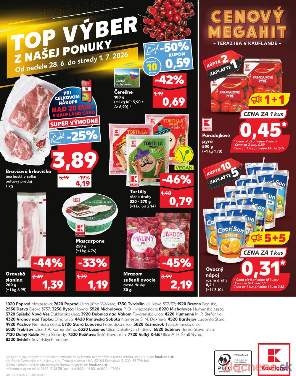Leták Kaufland - Kaufland 25.6. - 1.7. - Kaufland Michalovce - strana 84
