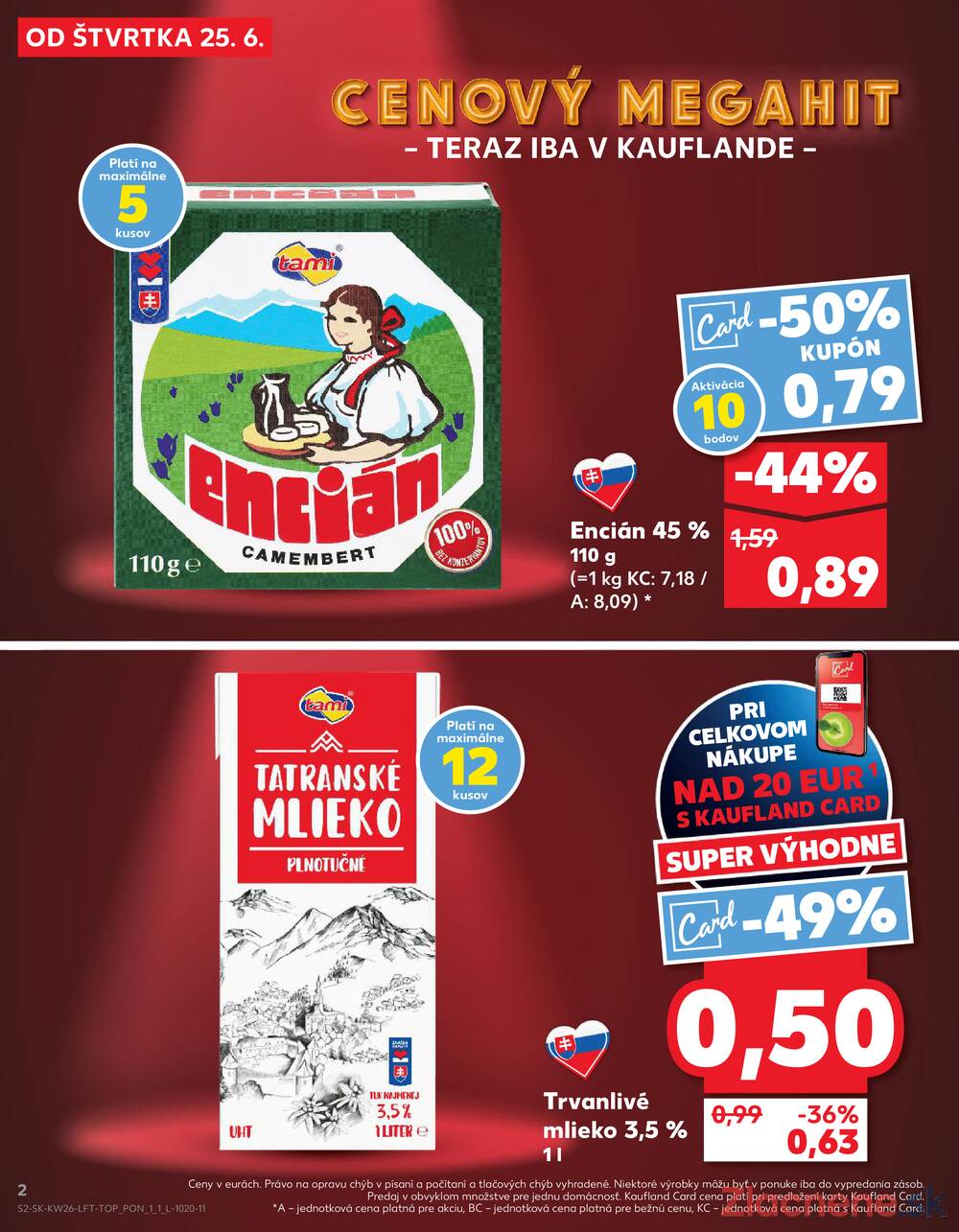 Leták Kaufland - Kaufland 25.6. - 1.7. - Kaufland Kežmarok - strana 2