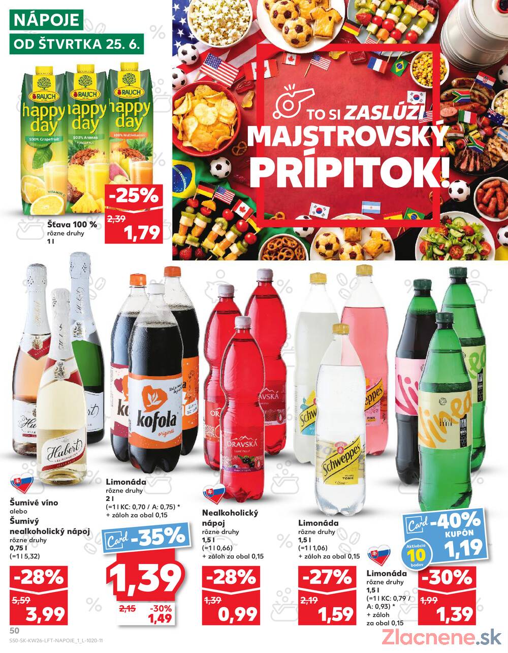 Kaufland 25.6. - 1.7. - Kaufland Sereď
