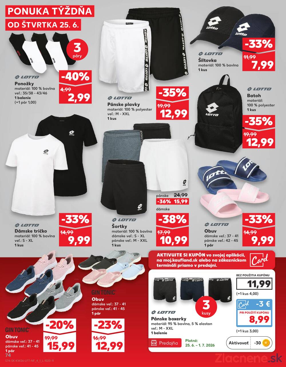 Kaufland 25.6. - 1.7. - Kaufland Sereď