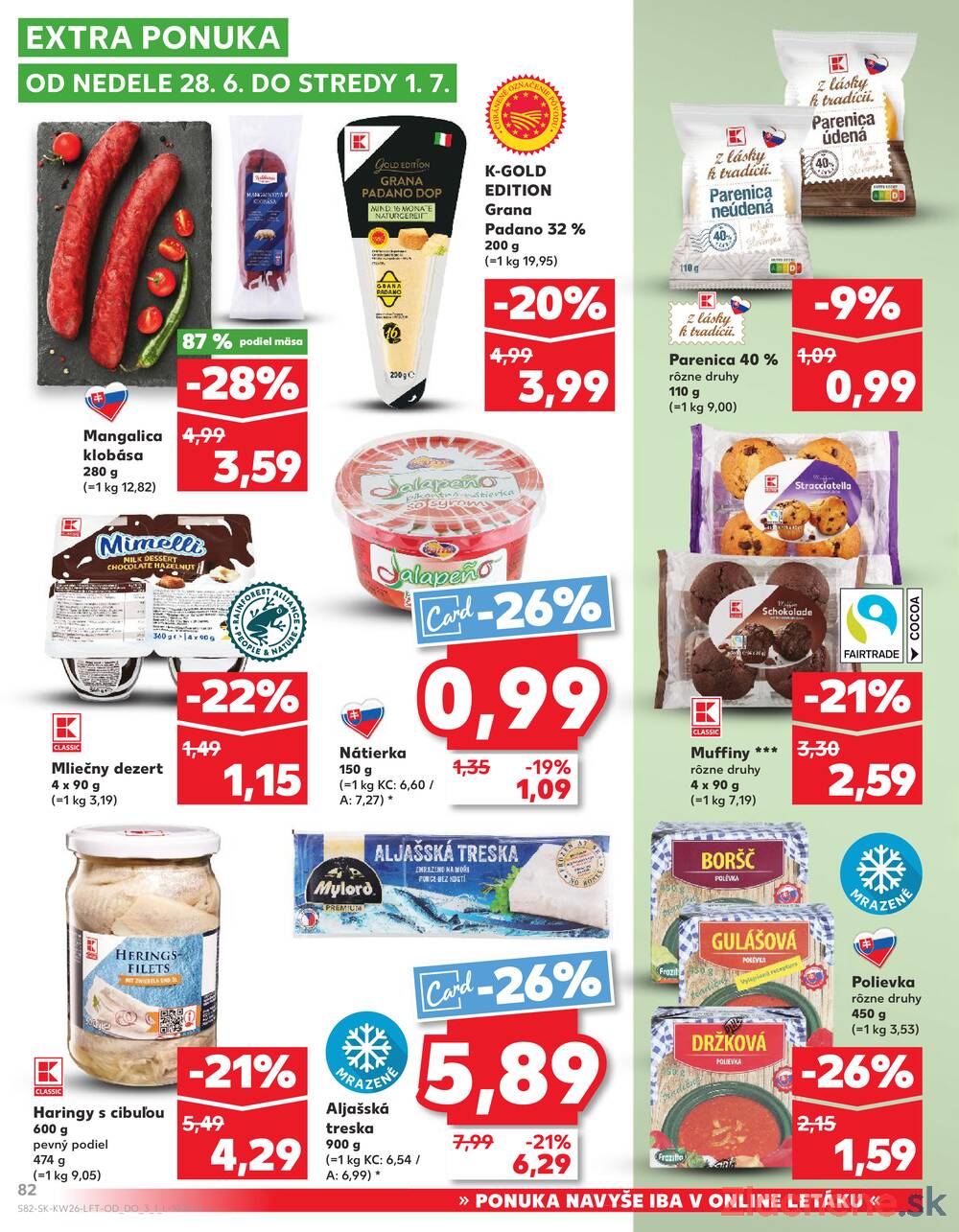 Kaufland 25.6. - 1.7. - Kaufland Sereď