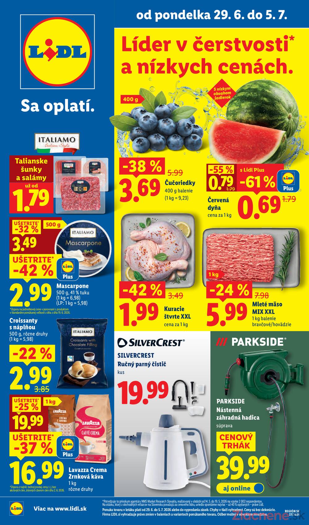 Leták Lidl - Lidl 29.6. - 5.7. - strana 1