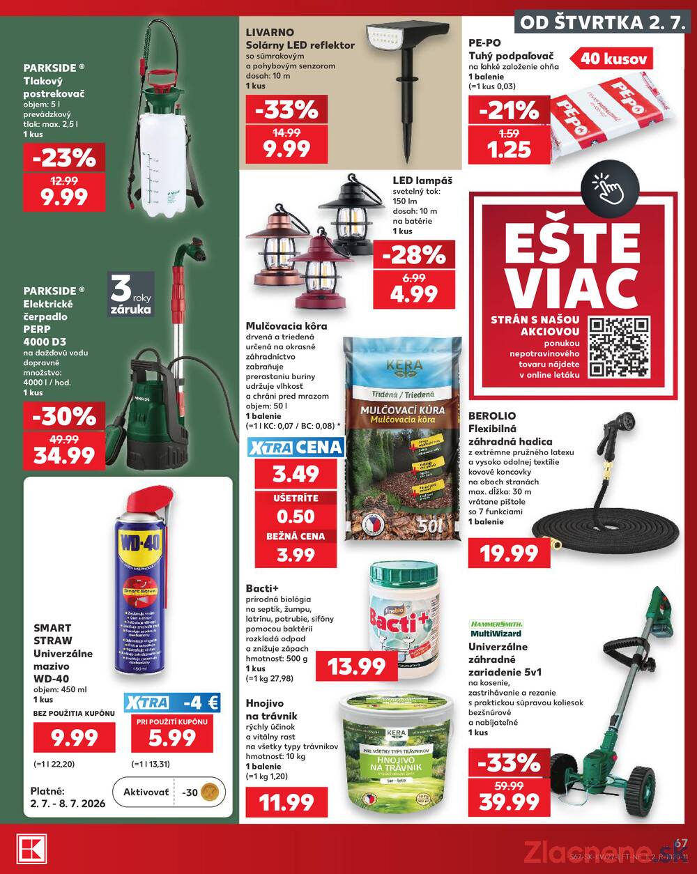Leták Kaufland - Kaufland 2.7. - 8.7. - Kaufland Rimavská Sobota - strana 67 Leták Kaufland - Kaufland 2.7. - 8.7. - Kaufland Rimavská Sobota - strana 67