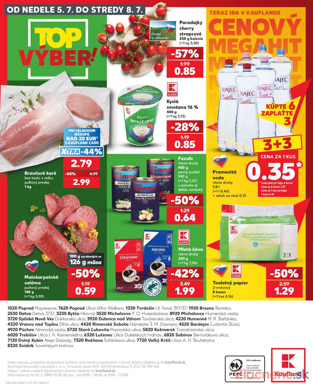 Leták Kaufland - Kaufland 2.7. - 8.7. - Kaufland Rimavská Sobota - strana 80 Leták Kaufland - Kaufland 2.7. - 8.7. - Kaufland Rimavská Sobota - strana 80