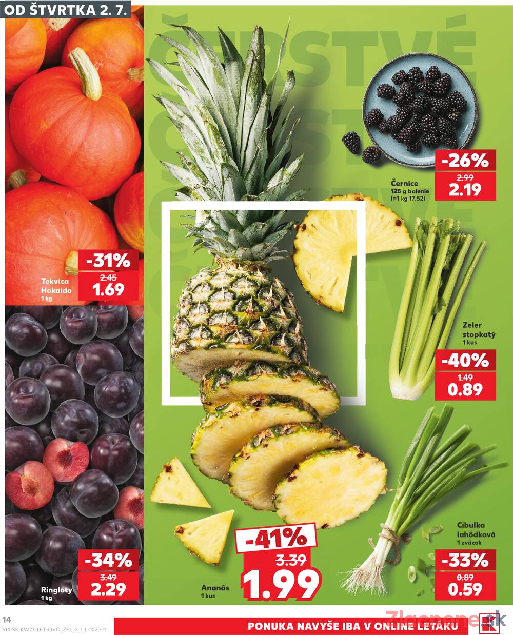 Leták Kaufland - Kaufland 2.7. - 8.7. - Kaufland Dolný Kubín - strana 14