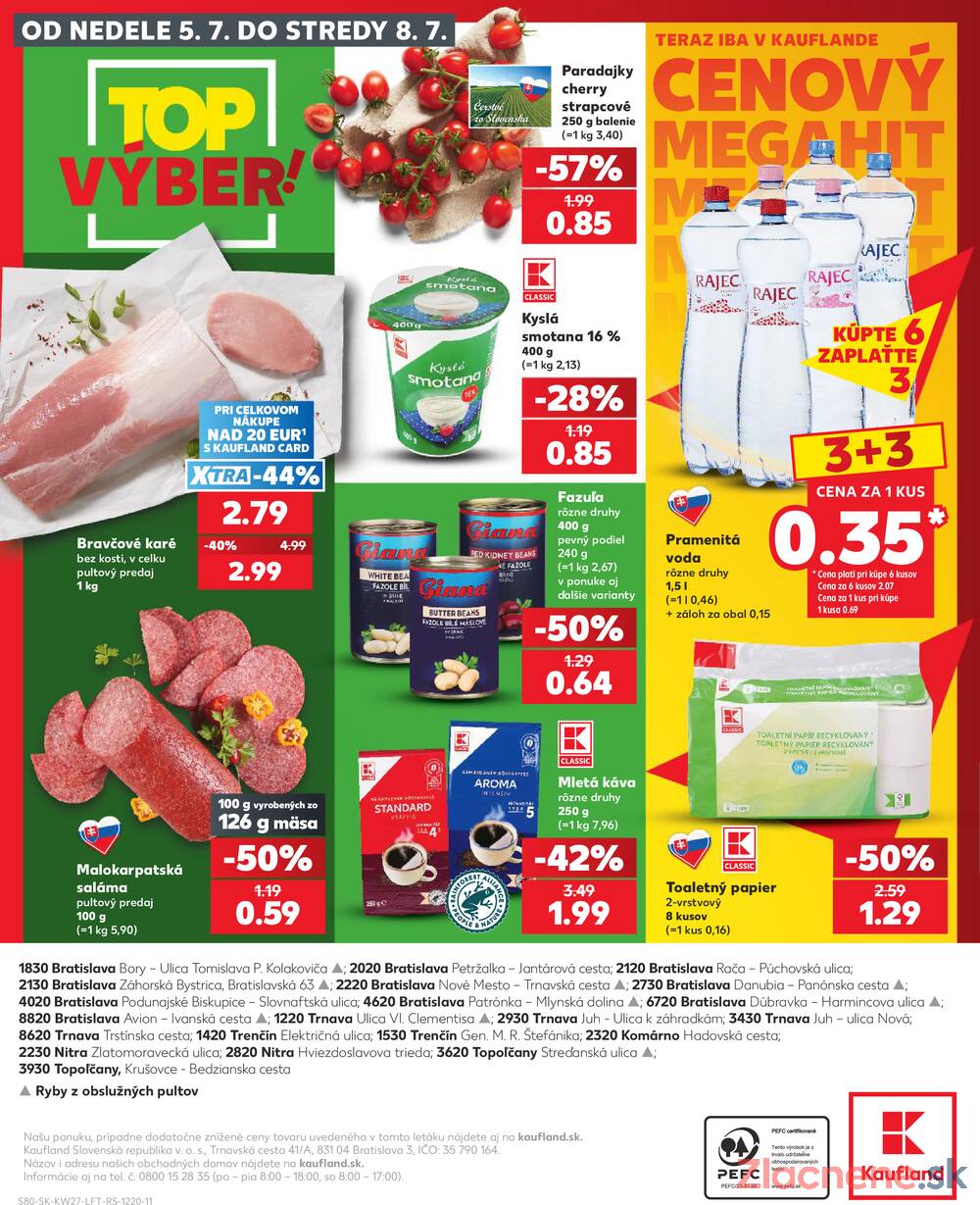 Leták Kaufland - Kaufland 2.7. - 8.7. - Kaufland Nitra-Chrenova - strana 80 Leták Kaufland - Kaufland 2.7. - 8.7. - Kaufland Nitra-Chrenova - strana 80