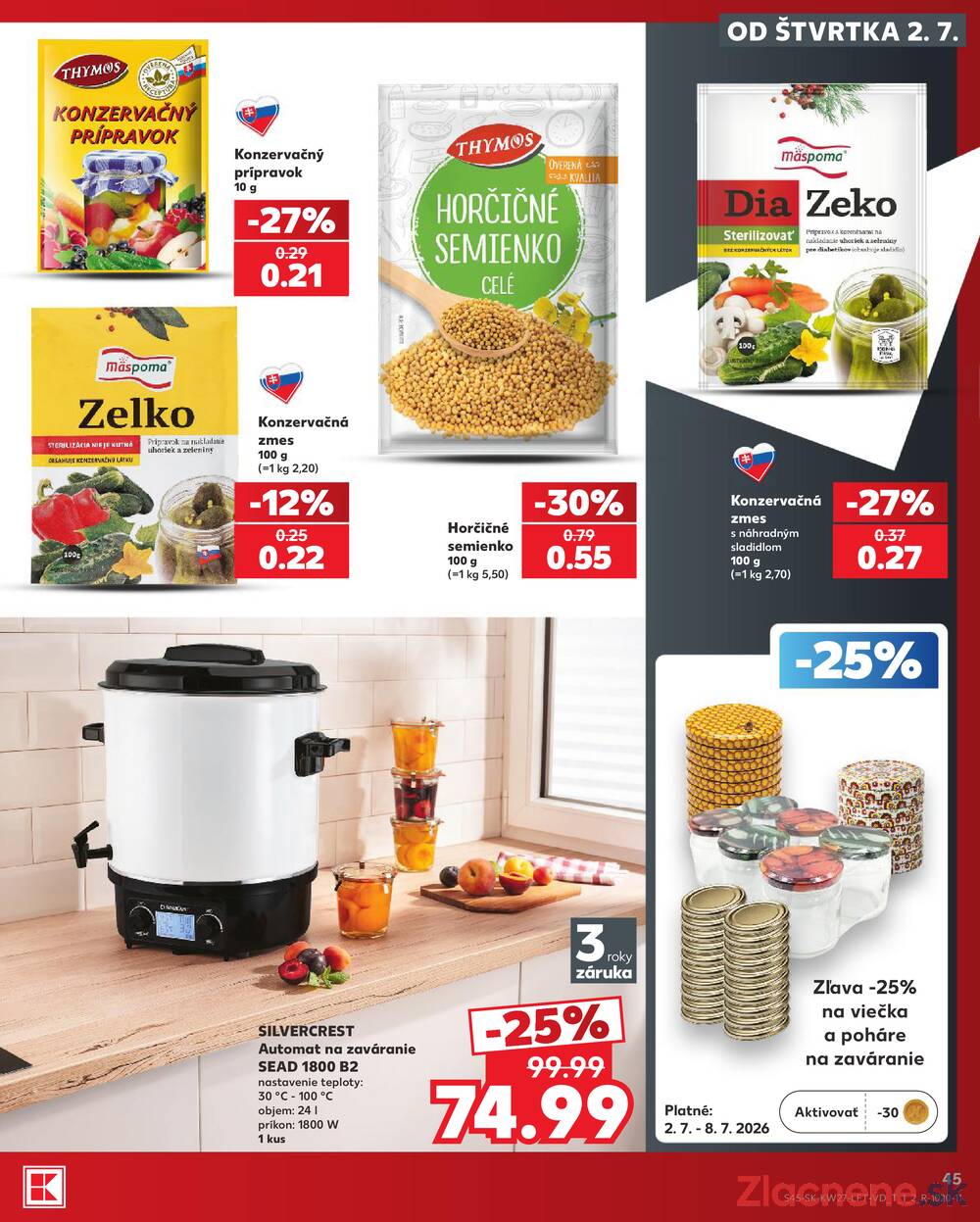 Kaufland 2.7. - 8.7. - Kaufland Komárno