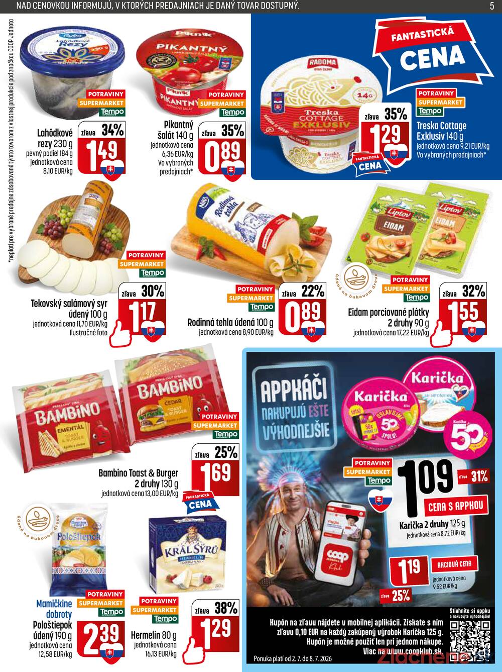 Leták COOP Jednota Slovensko - COOP do 8.7. - strana 5 Leták COOP Jednota Slovensko - COOP do 8.7. - strana 5