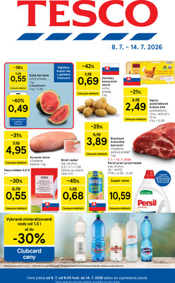 Leták Tesco malé hypermarkety 8.7. - 14.7.