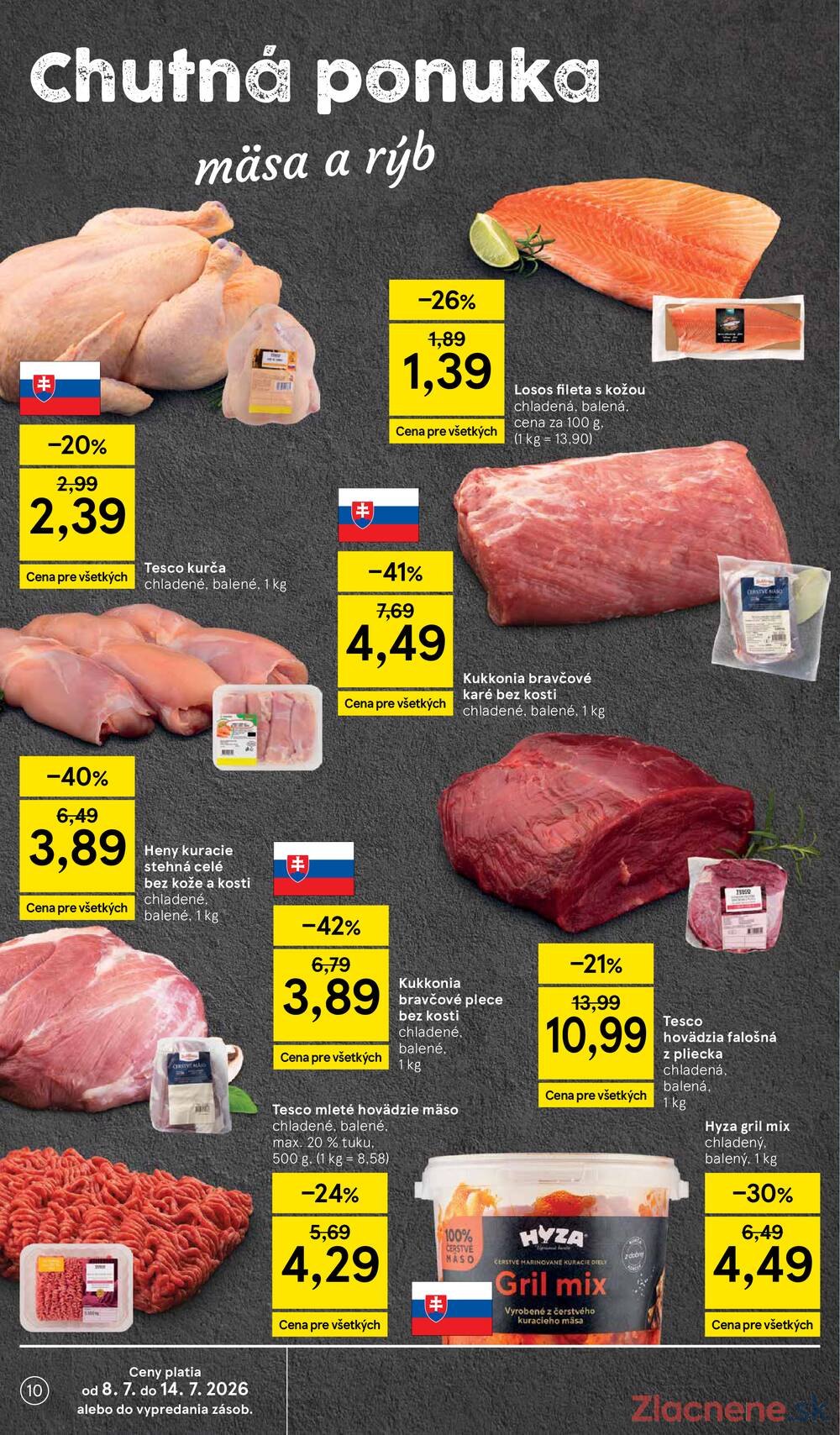 Tesco supermarkety od 8.7. do 14.7.2026