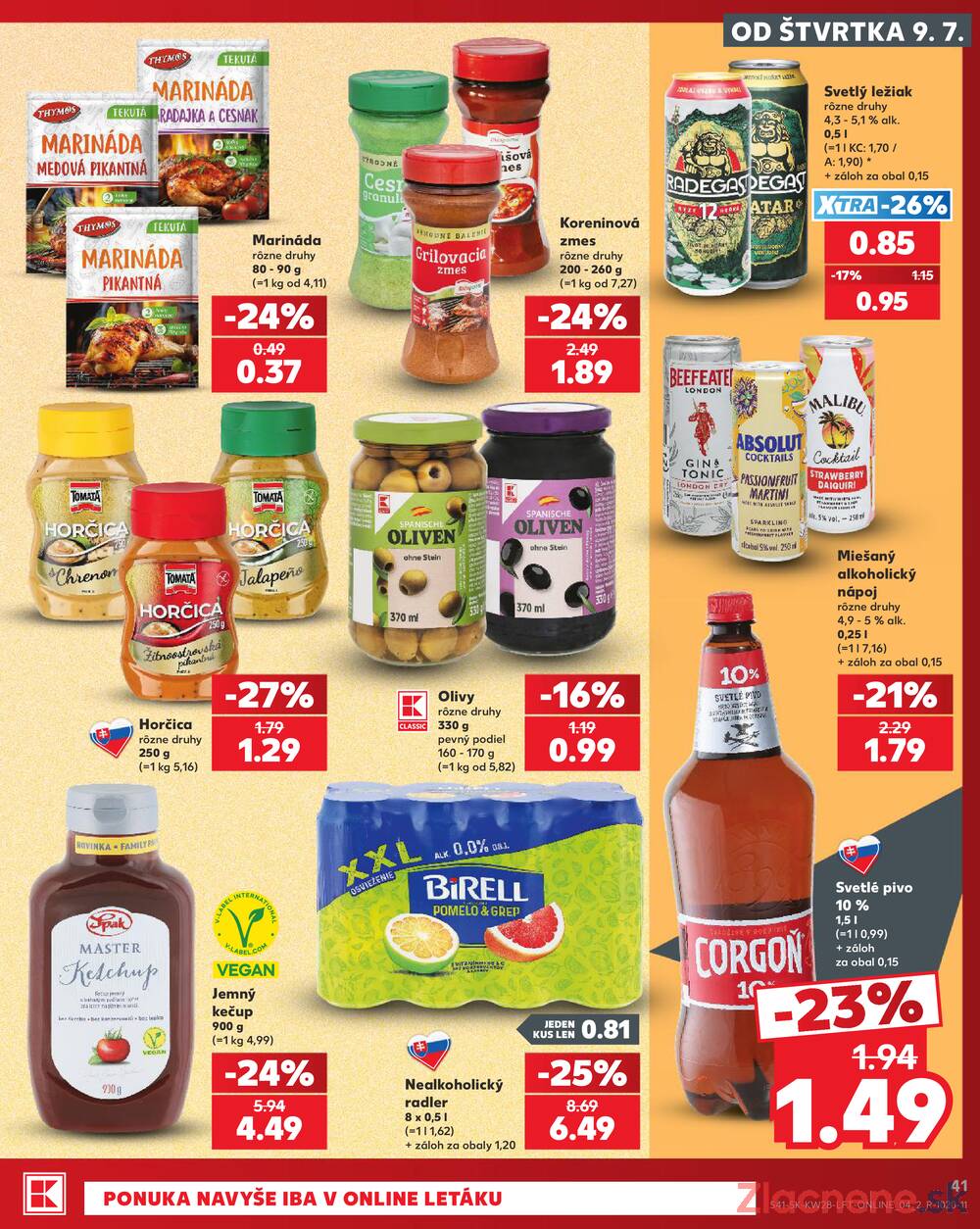 Kaufland 9.7. - 15.7. - Kaufland Vranov nad Topľou