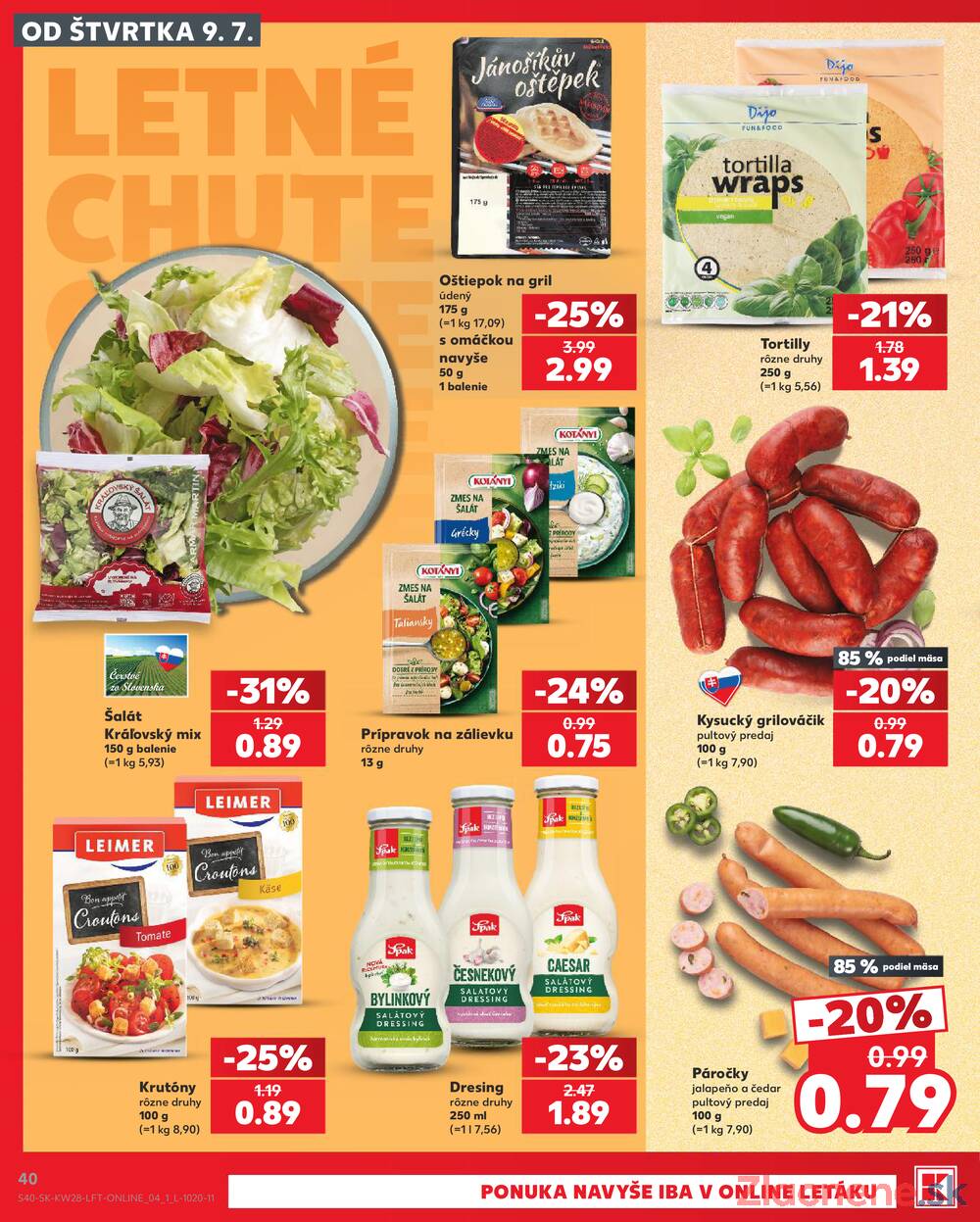 Kaufland 9.7. - 15.7. - Kaufland Rimavská Sobota