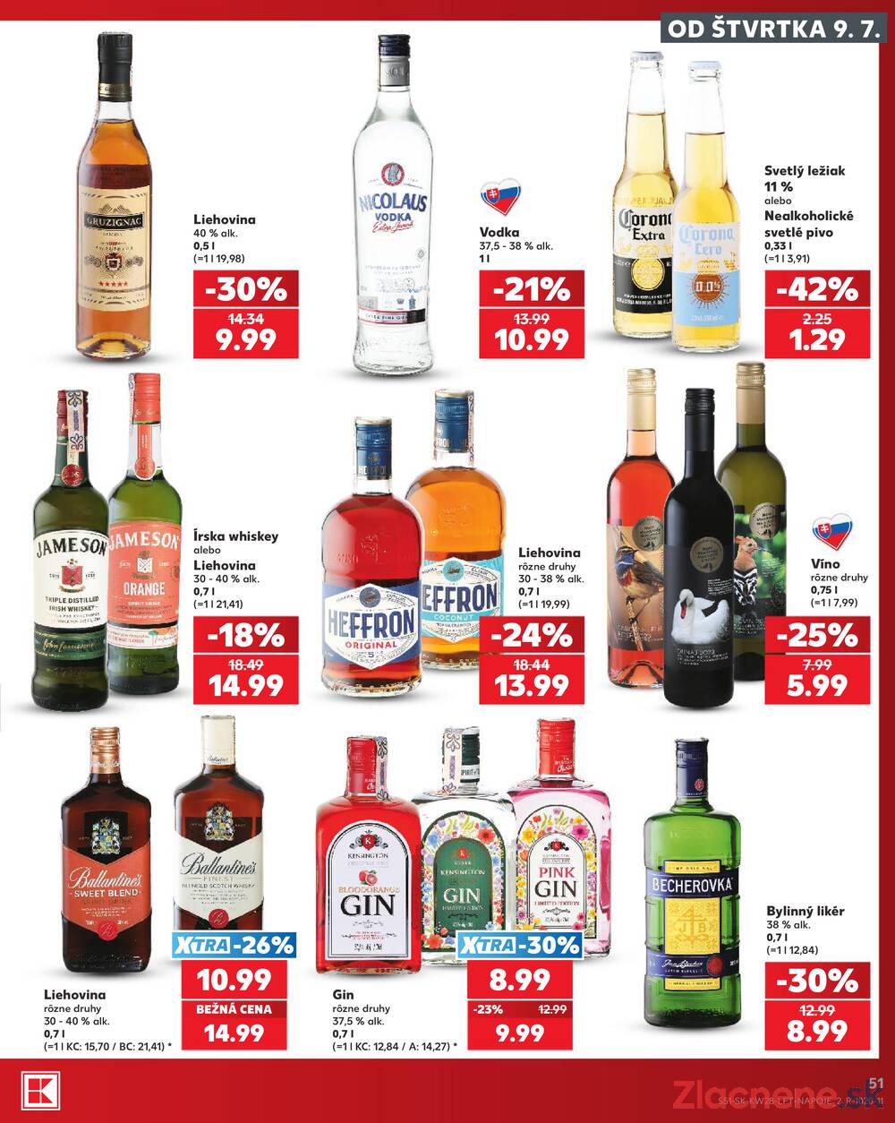 Kaufland 9.7. - 15.7. - Kaufland Bratislava - Bory