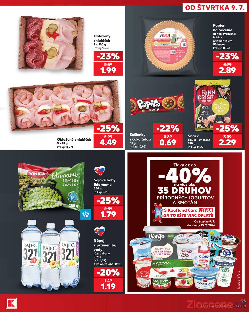 Kaufland 9.7. - 15.7. - Kaufland Trnava - Juh - Bratislavská