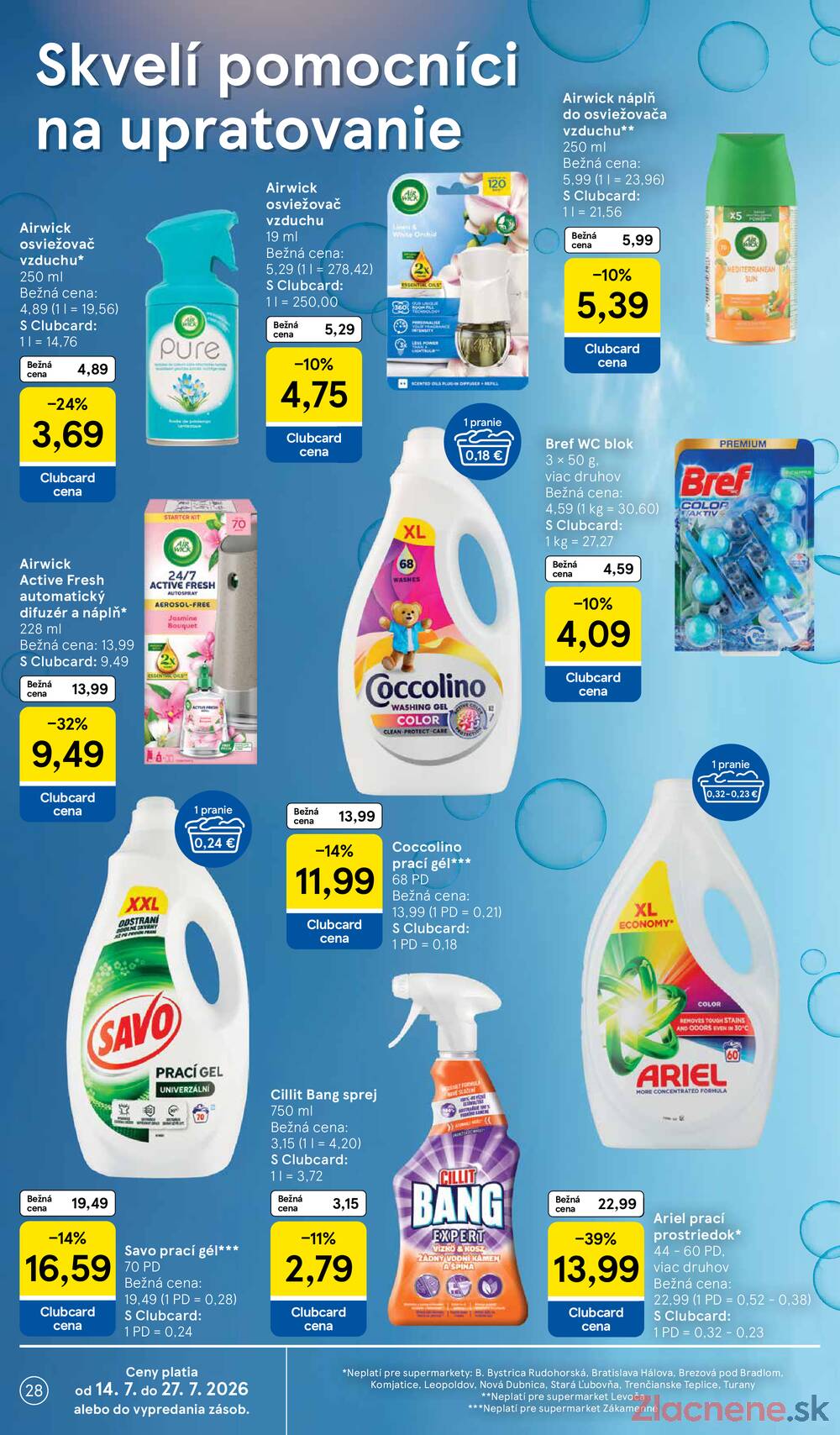 Leták Tesco - Tesco supermarkety od 15.7. do 21.7.2026 - strana 28 Leták Tesco - Tesco supermarkety od 15.7. do 21.7.2026 - strana 28
