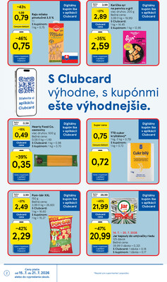 Tesco supermarkety od 15.7. do 21.7.2026