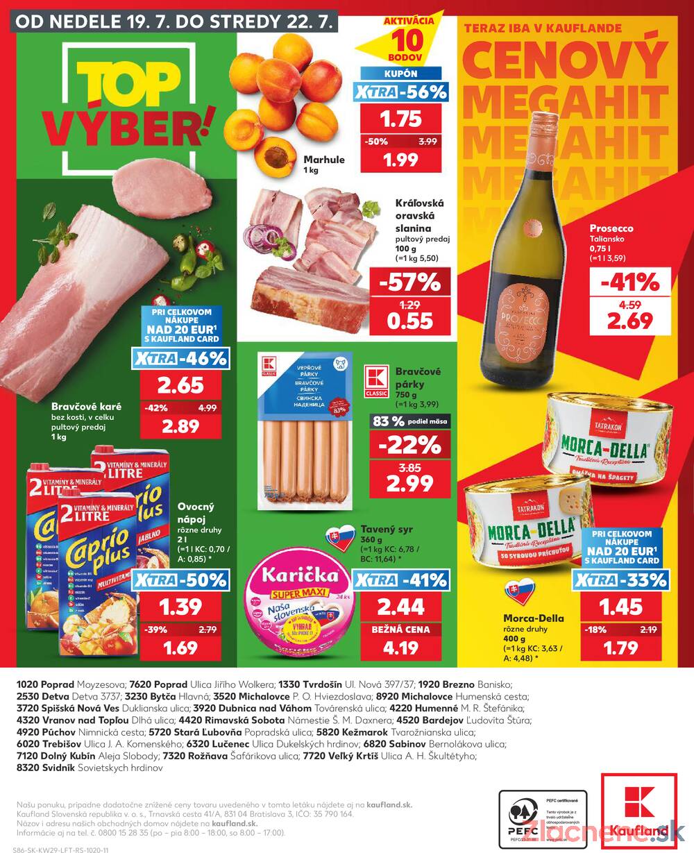 Kaufland 16.7. - 22.7. - Kaufland Rožňava