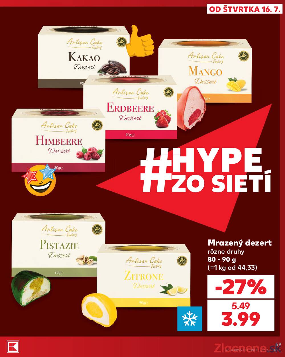 Kaufland 16.7. - 22.7. - Kaufland (A. H. Škultétyho, Veľký Krtíš)
