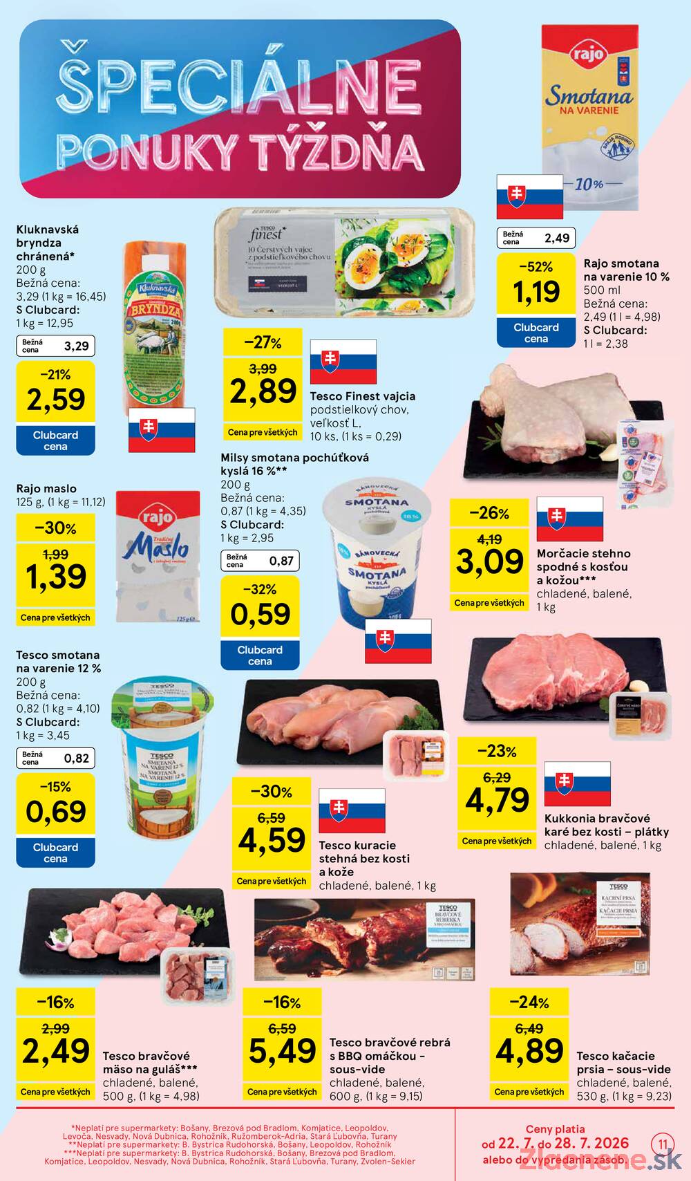Leták Tesco - Tesco supermarkety od 22.7. do 28.7.2026 - strana 11