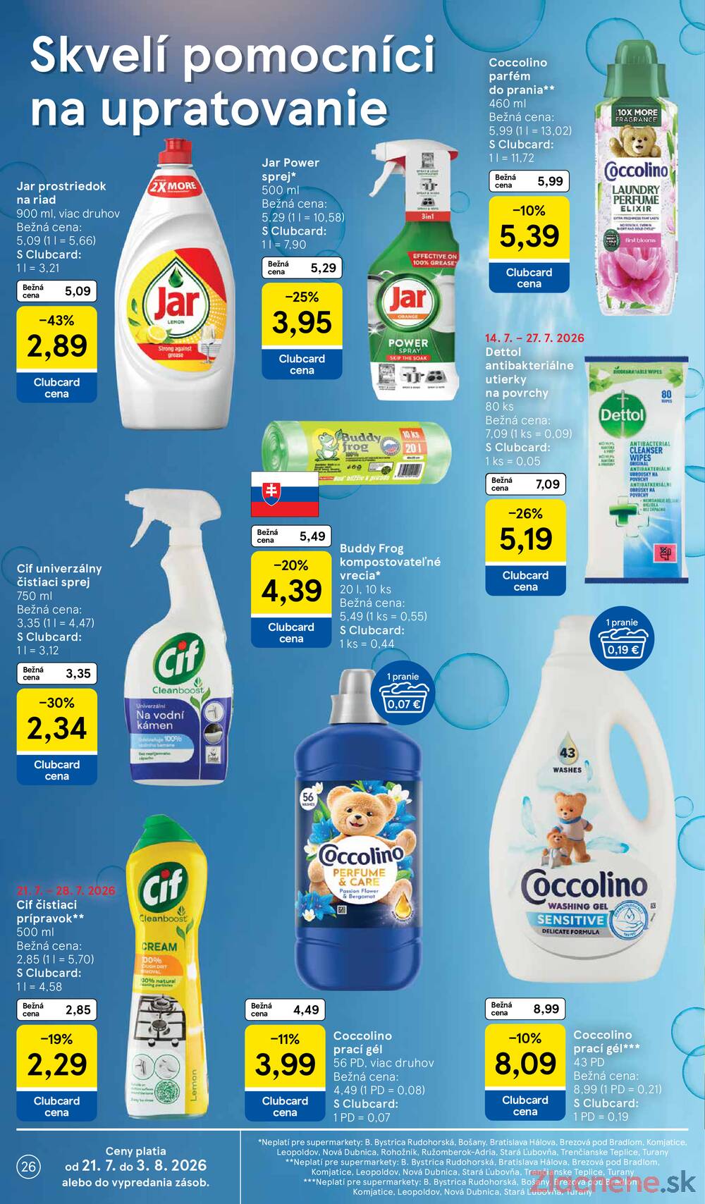 Leták Tesco - Tesco supermarkety od 22.7. do 28.7.2026 - strana 26 Leták Tesco - Tesco supermarkety od 22.7. do 28.7.2026 - strana 26
