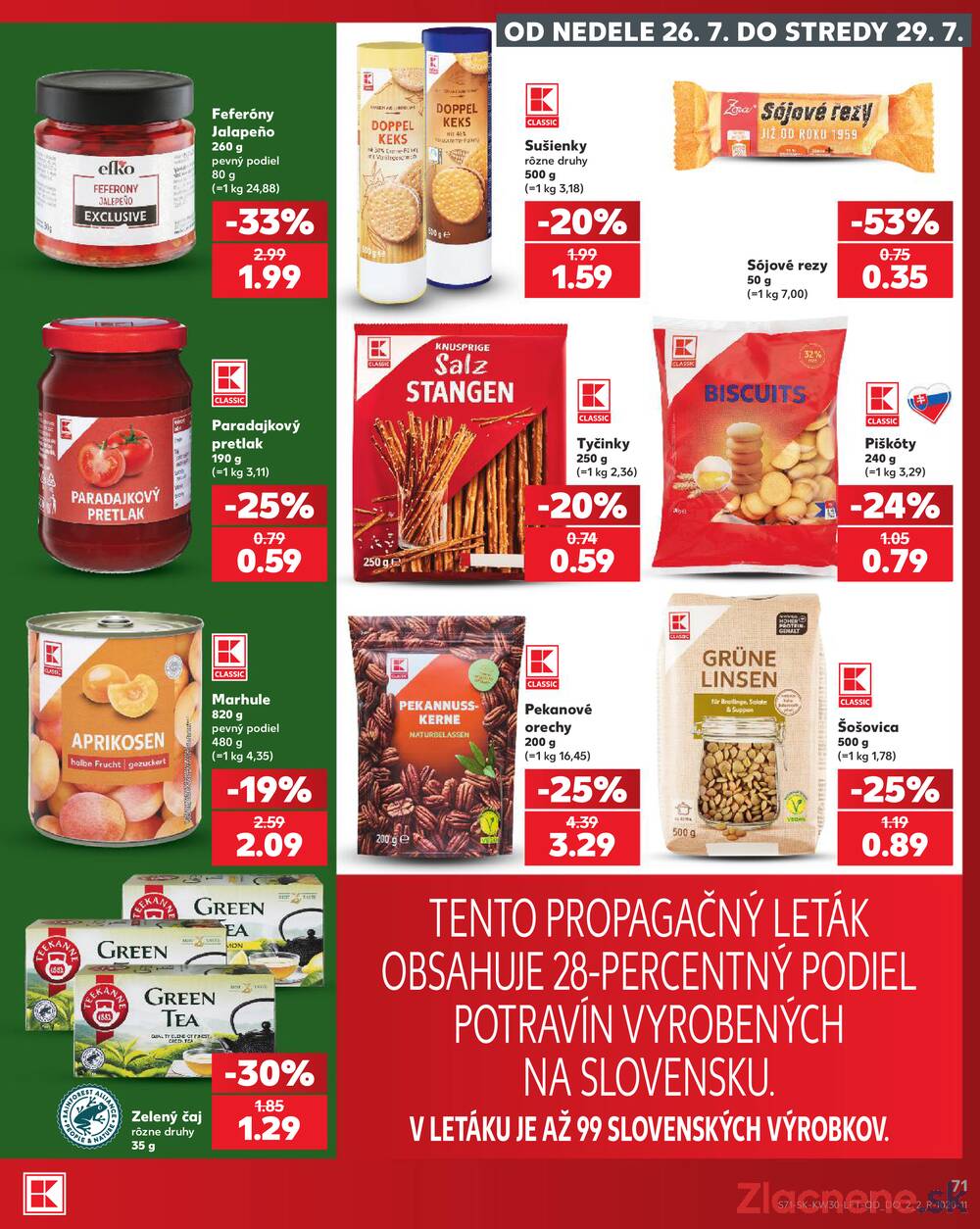 Leták Kaufland - Kaufland 23.7. - 29.7. - Kaufland Brezno - strana 71 Leták Kaufland - Kaufland 23.7. - 29.7. - Kaufland Brezno - strana 71