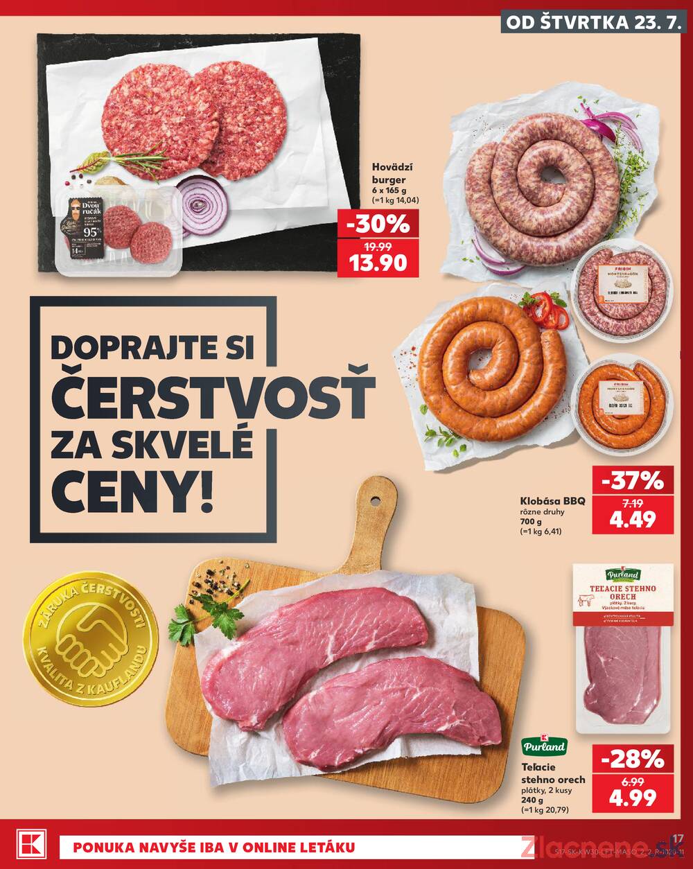 Leták Kaufland - Kaufland 23.7. - 29.7. - Kaufland Detva - strana 17