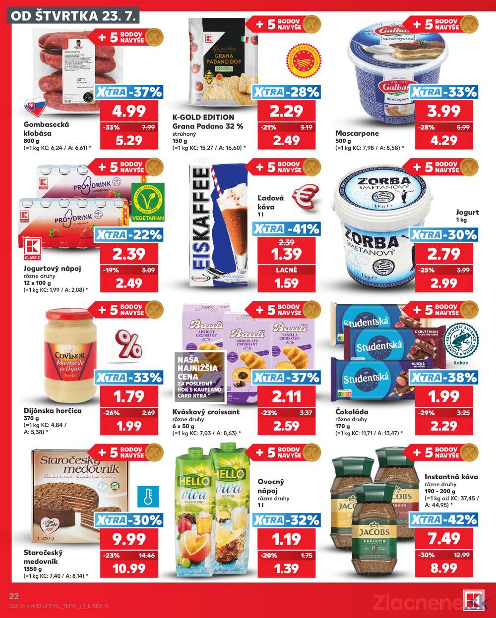 Leták Kaufland - Kaufland 23.7. - 29.7. - Kaufland Stará Ľubovňa - strana 22