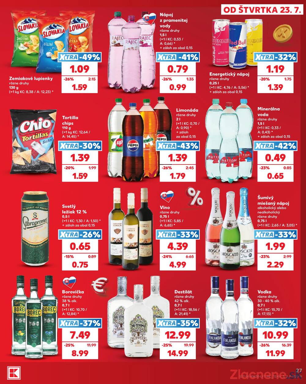 Leták Kaufland - Kaufland 23.7. - 29.7. - Kaufland Trebišov - strana 27