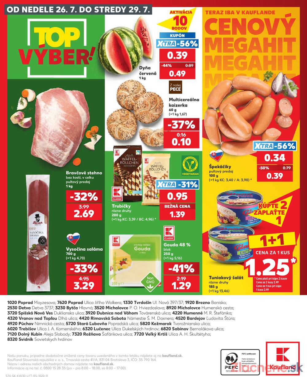 Kaufland 23.7. - 29.7. - Kaufland Dolný Kubín