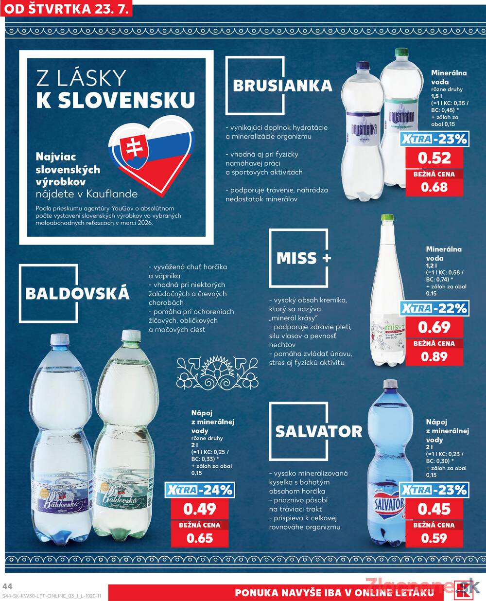 Kaufland 23.7. - 29.7. - Kaufland Rožňava