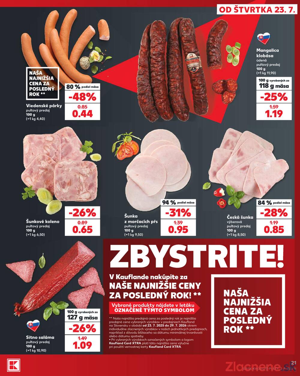 Kaufland 23.7. - 29.7. - Kaufland Piešťany