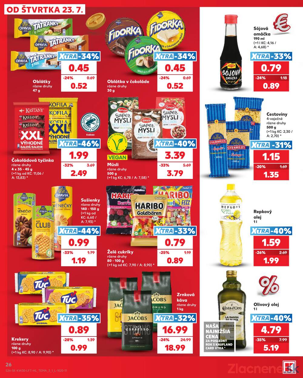 Kaufland 23.7. - 29.7. - Kaufland Trnava - Juh - Bratislavská