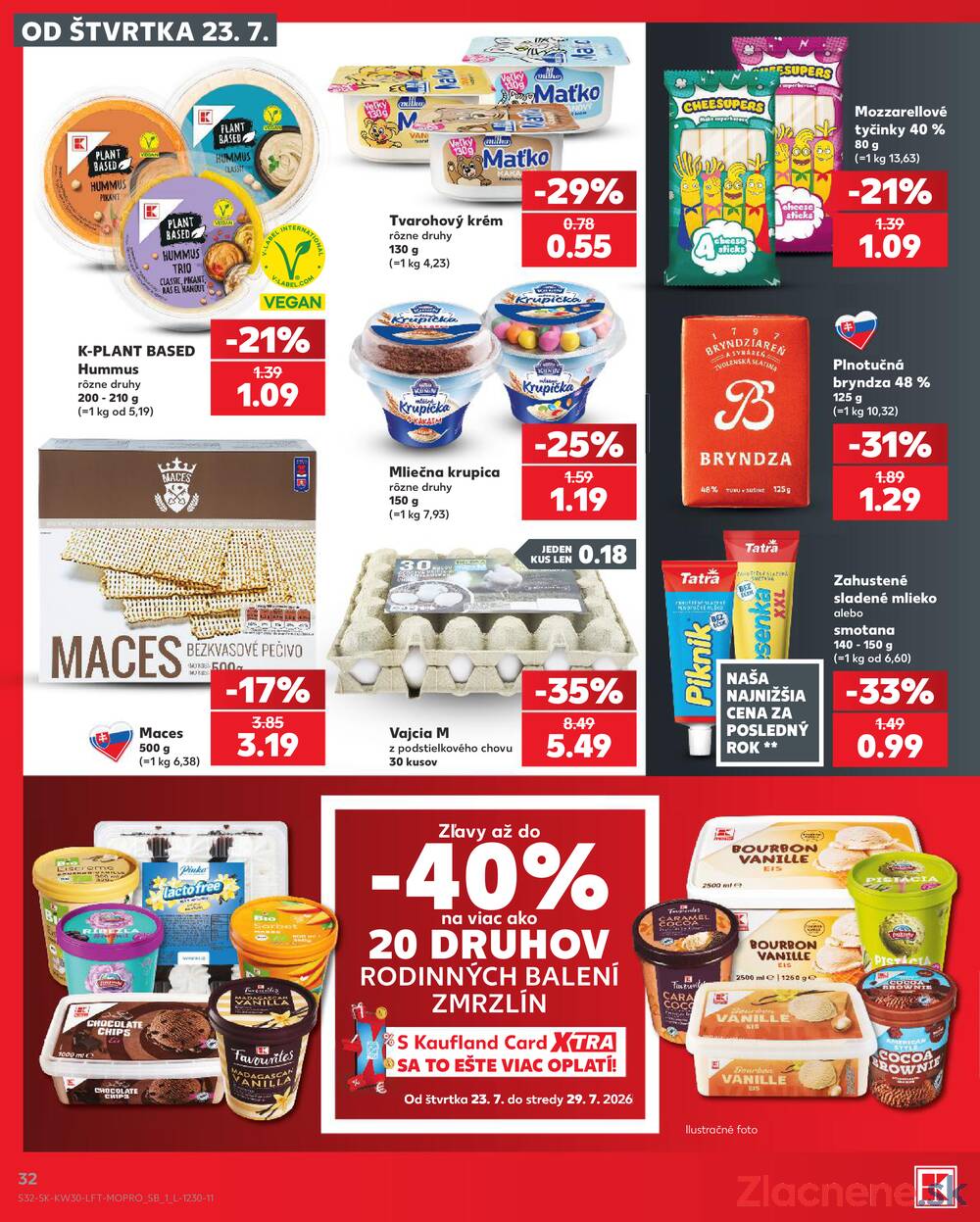 Leták Kaufland - Kaufland 23.7. - 29.7. - Kaufland Považská Bystrica - Centrum - strana 32