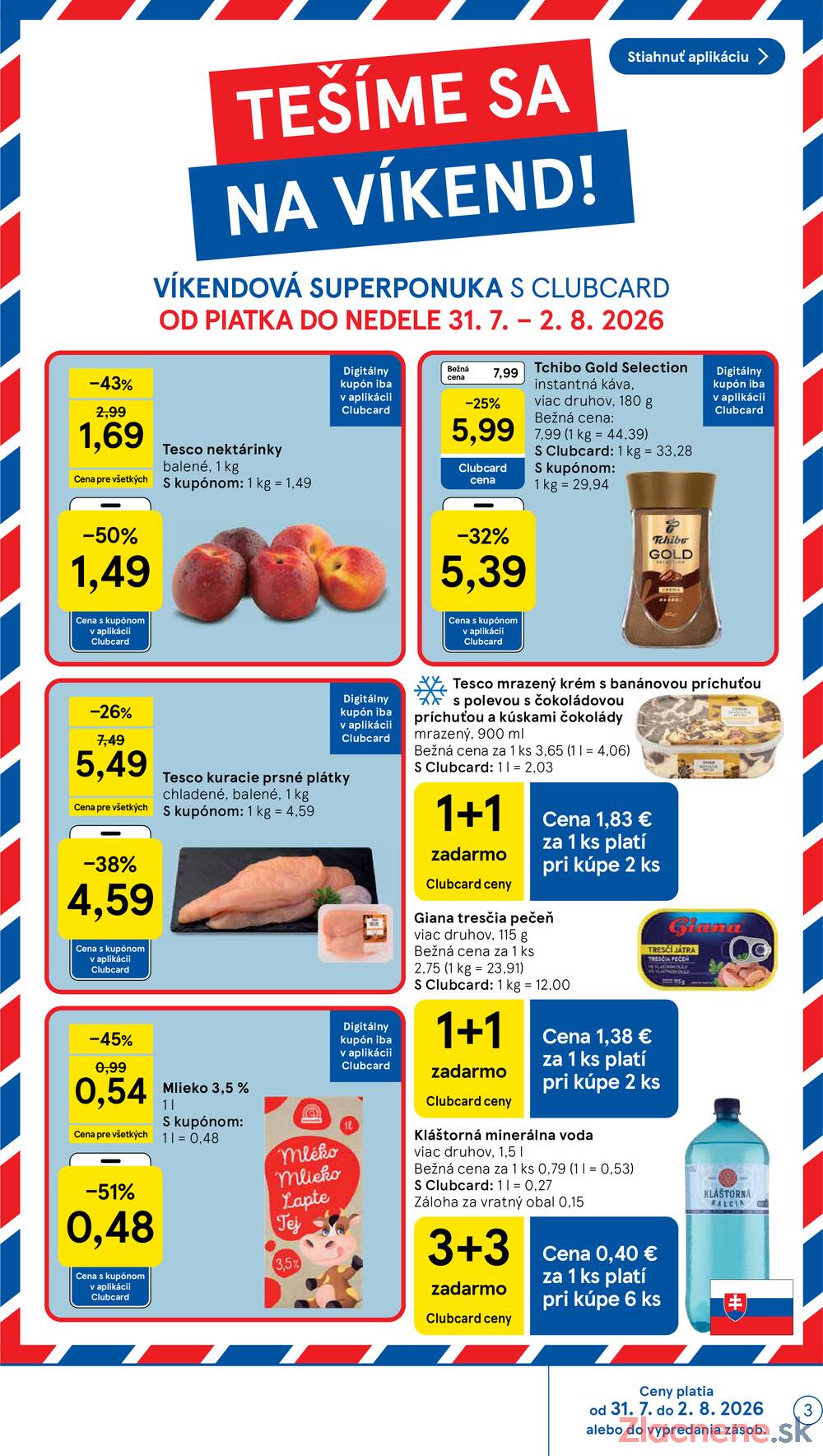 Tesco hypermarkety 29.7. - 4.8.
