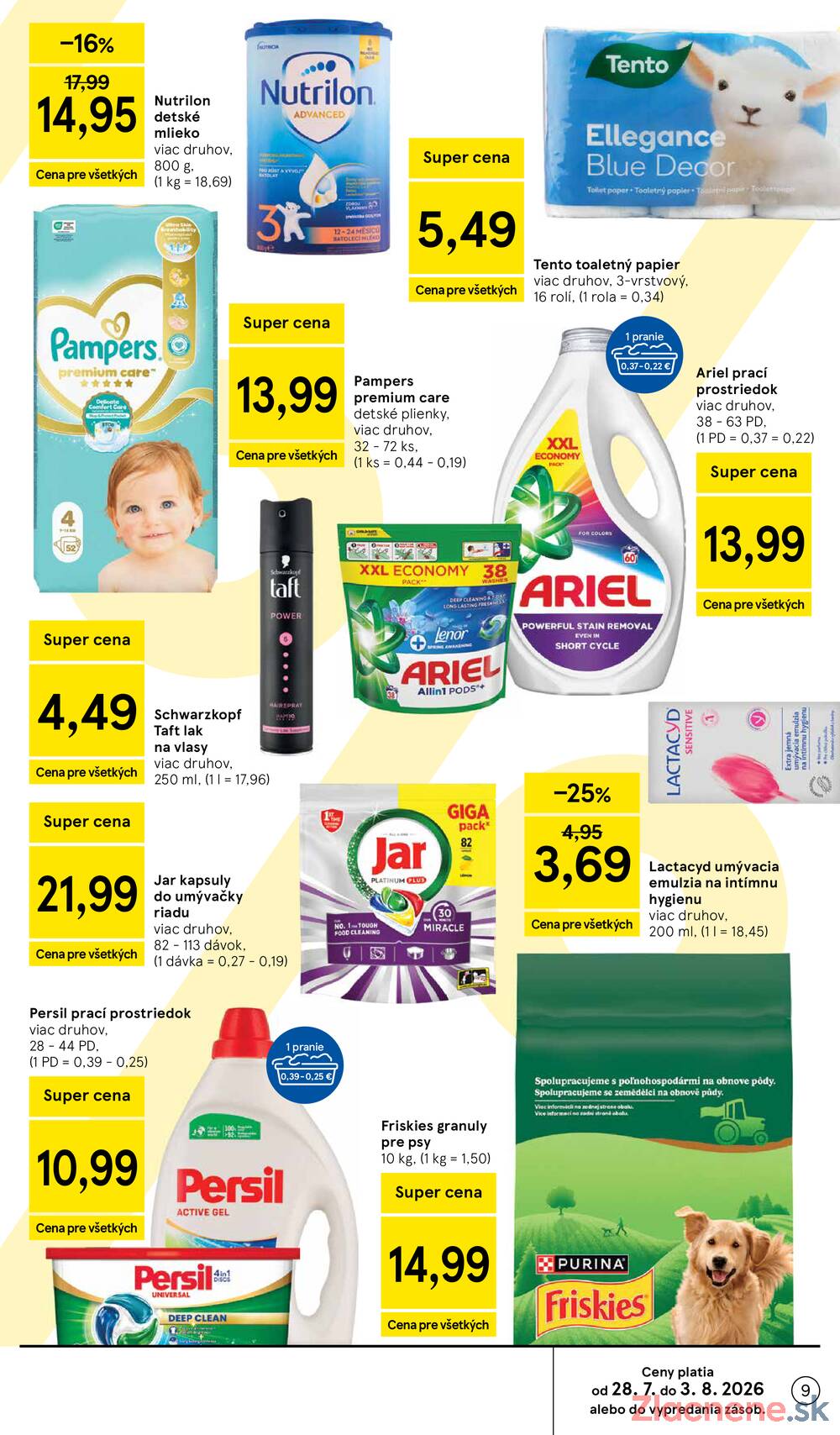 Tesco hypermarkety 29.7. - 4.8.