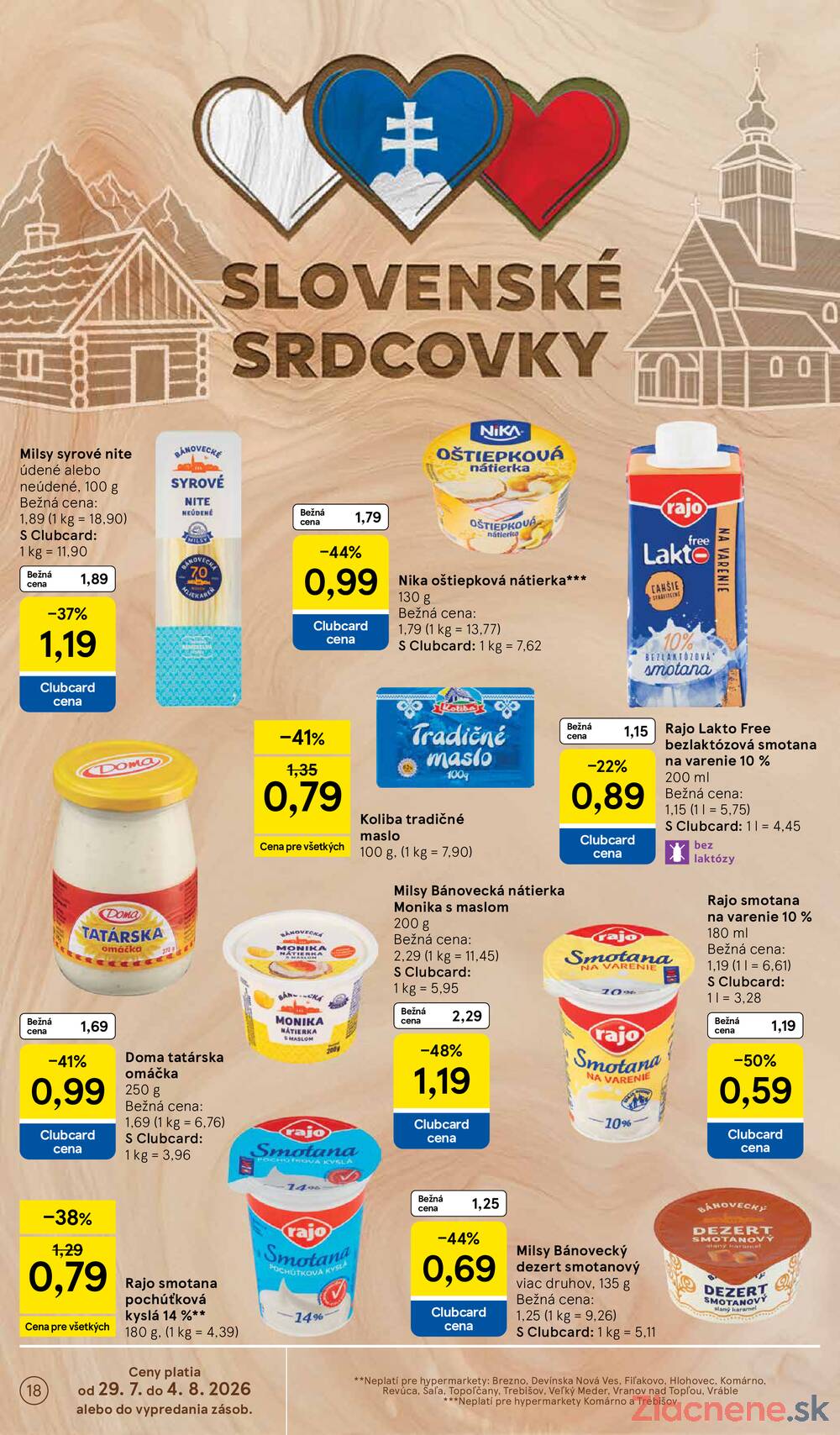 Tesco hypermarkety 29.7. - 4.8.