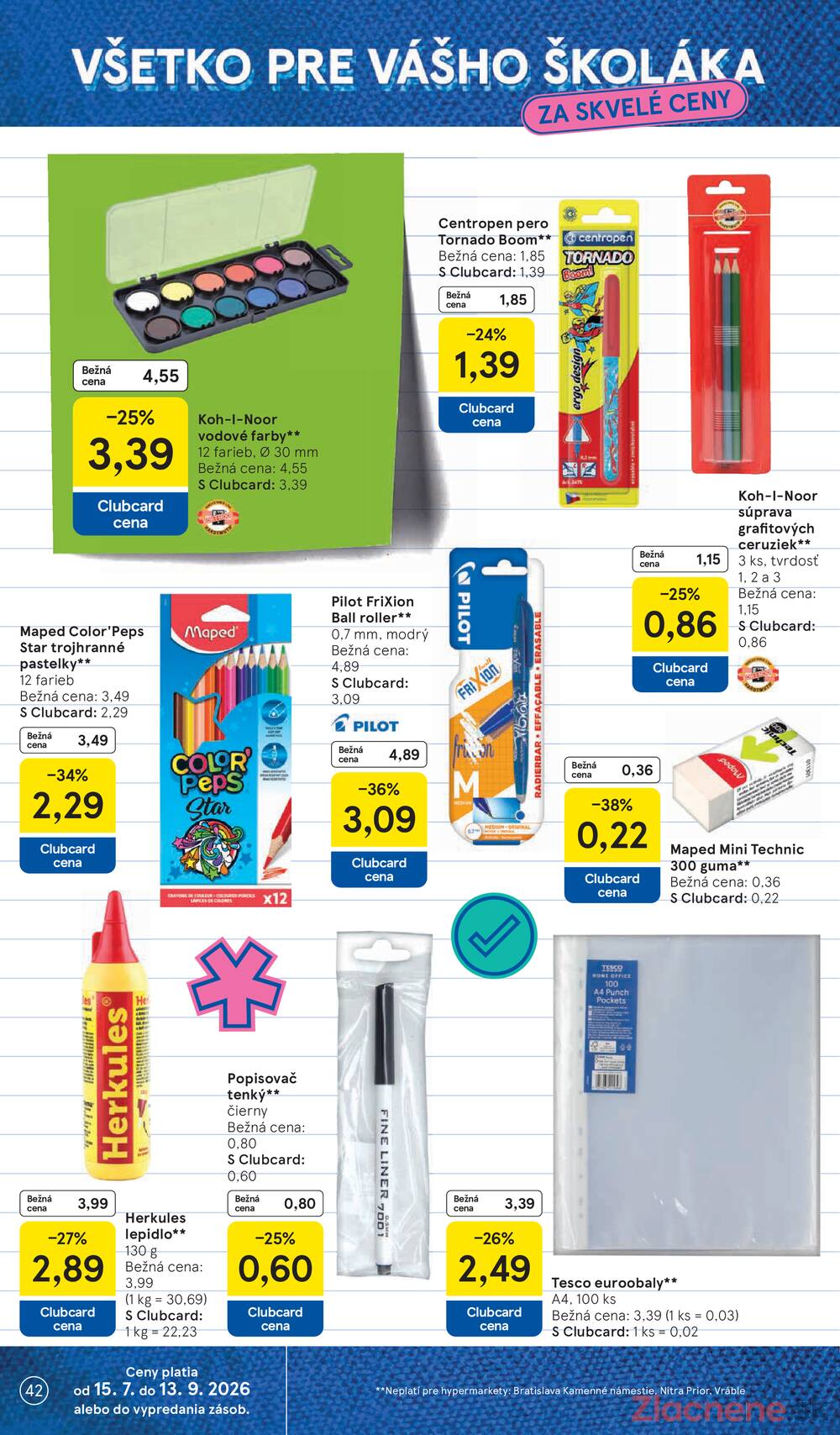 Tesco hypermarkety 29.7. - 4.8.