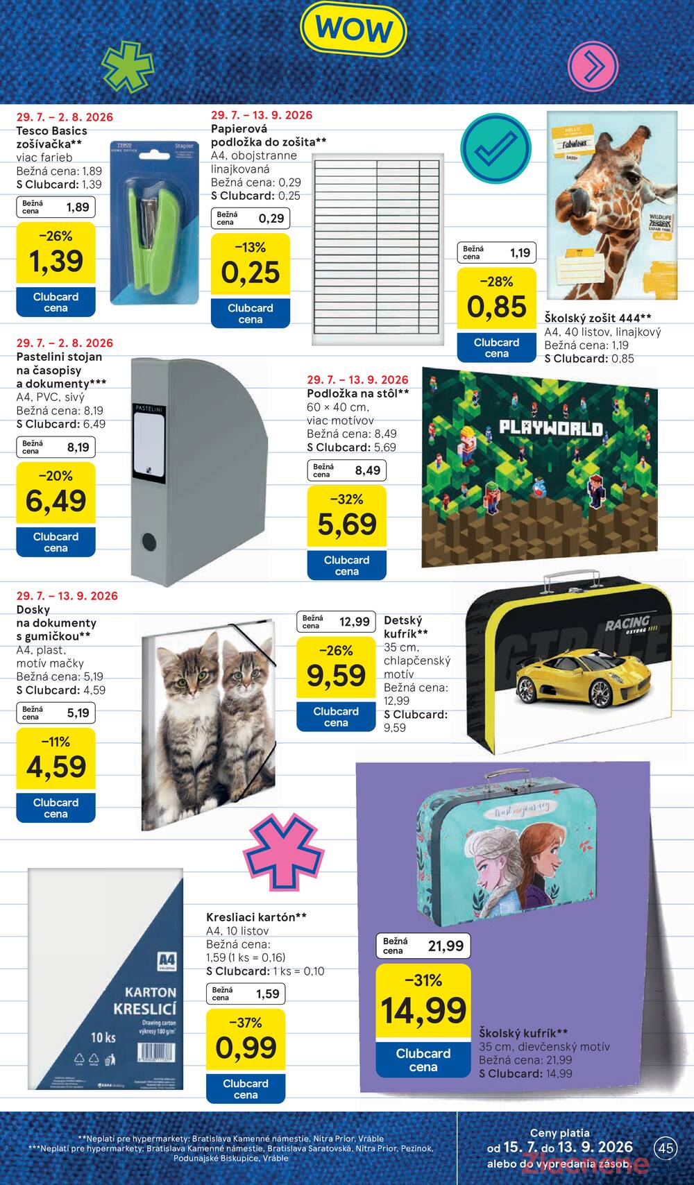 Tesco hypermarkety 29.7. - 4.8.