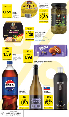 Tesco supermarkety od 29.7. do 4.8.2026