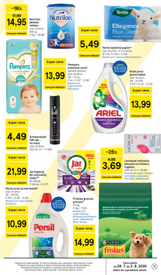 Tesco supermarkety od 29.7. do 4.8.2026