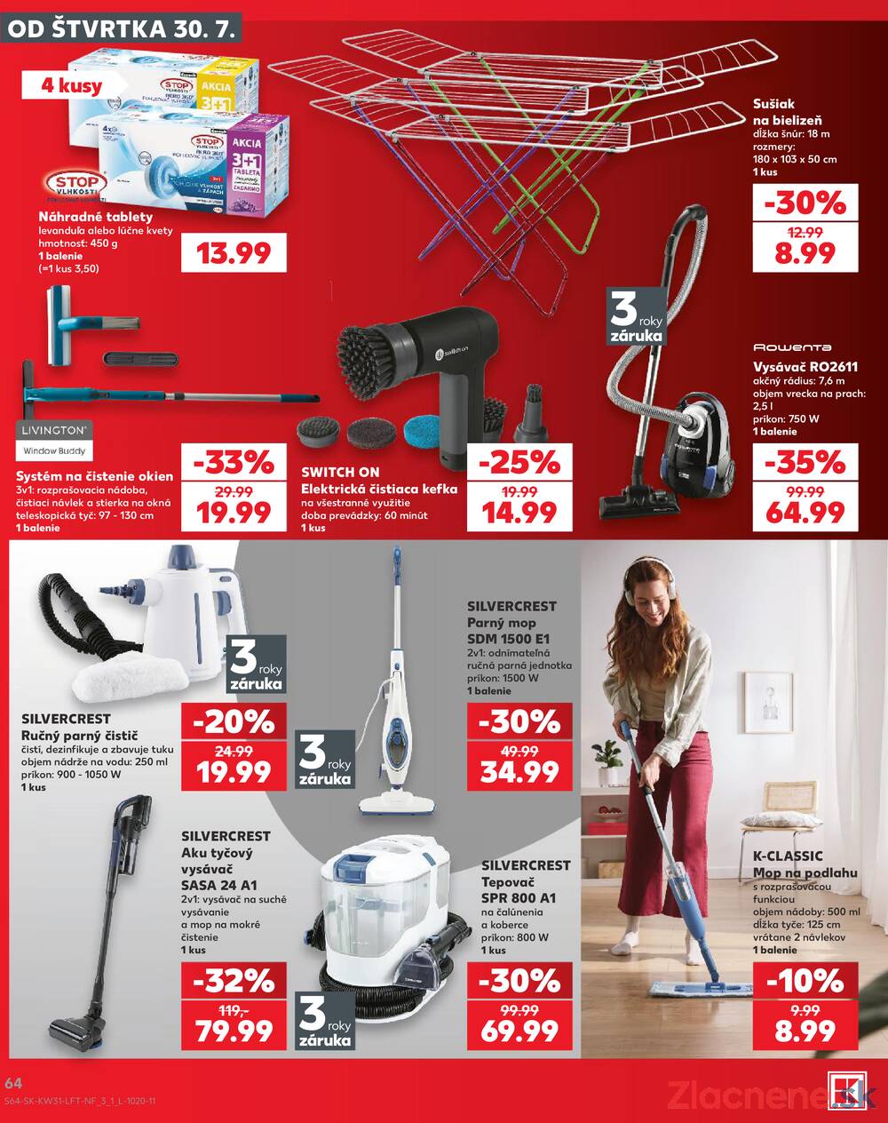 Leták Kaufland - Kaufland 30.7. - 5.8. - Kaufland Tvrdošín - strana 64 Leták Kaufland - Kaufland 30.7. - 5.8. - Kaufland Tvrdošín - strana 64