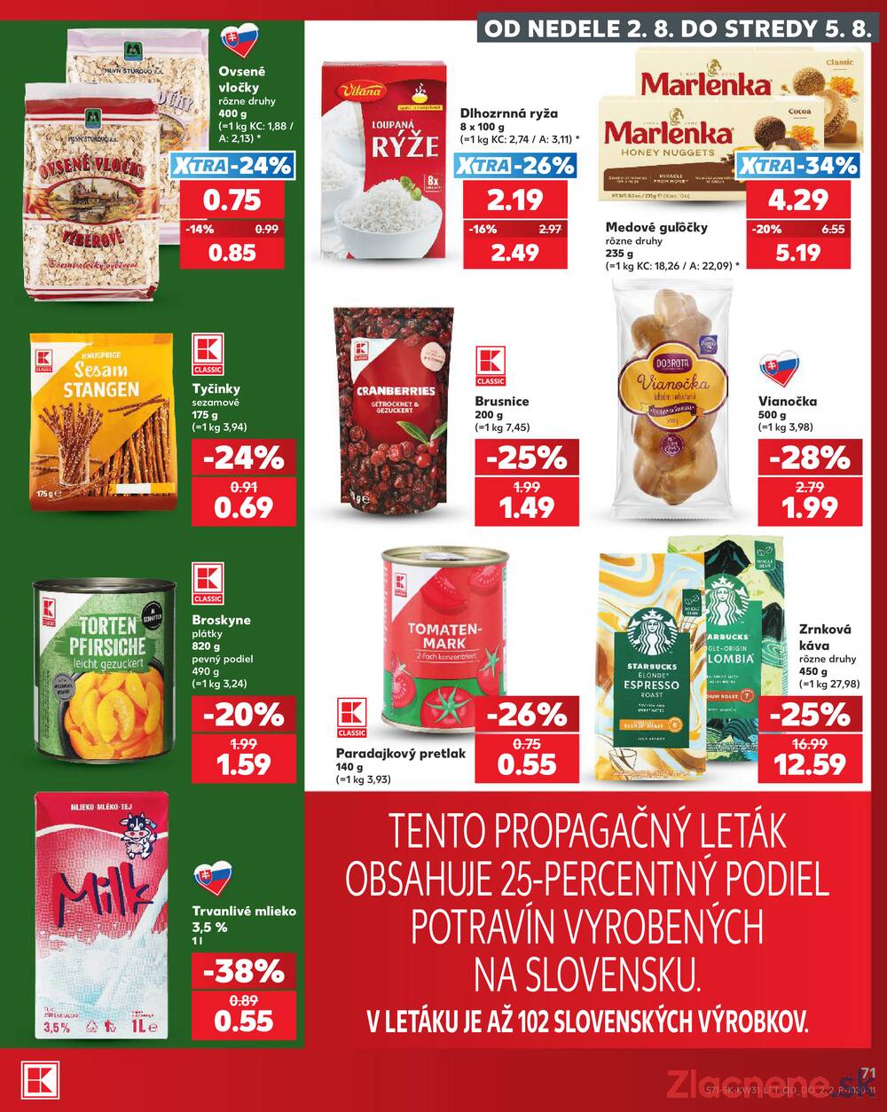 Kaufland 30.7. - 5.8. - Kaufland Bytča
