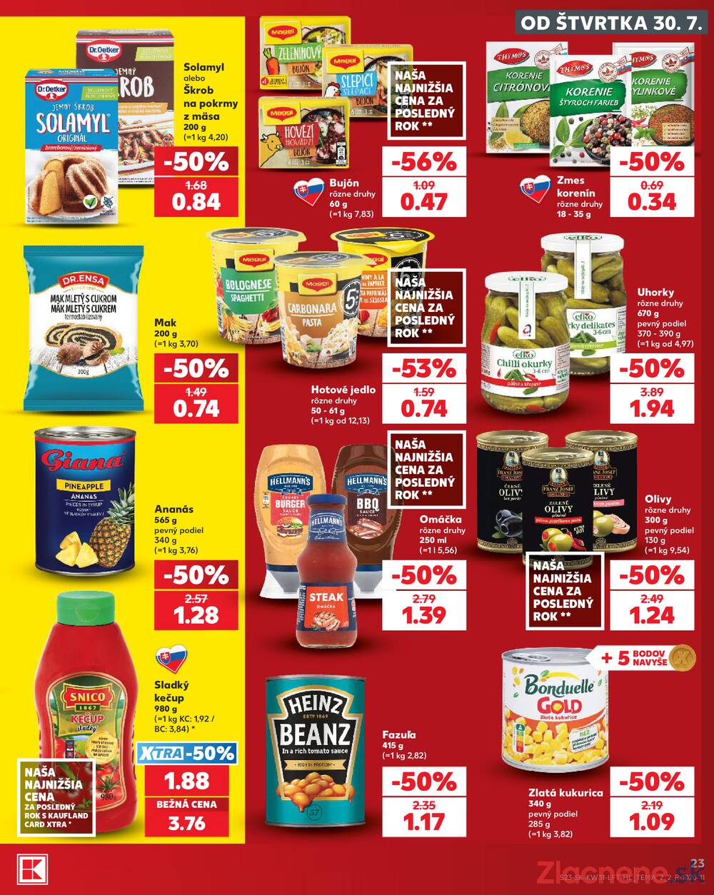 Leták Kaufland - Kaufland 30.7. - 5.8. - Kaufland Dubnica nad Váhom - strana 23 Leták Kaufland - Kaufland 30.7. - 5.8. - Kaufland Dubnica nad Váhom - strana 23