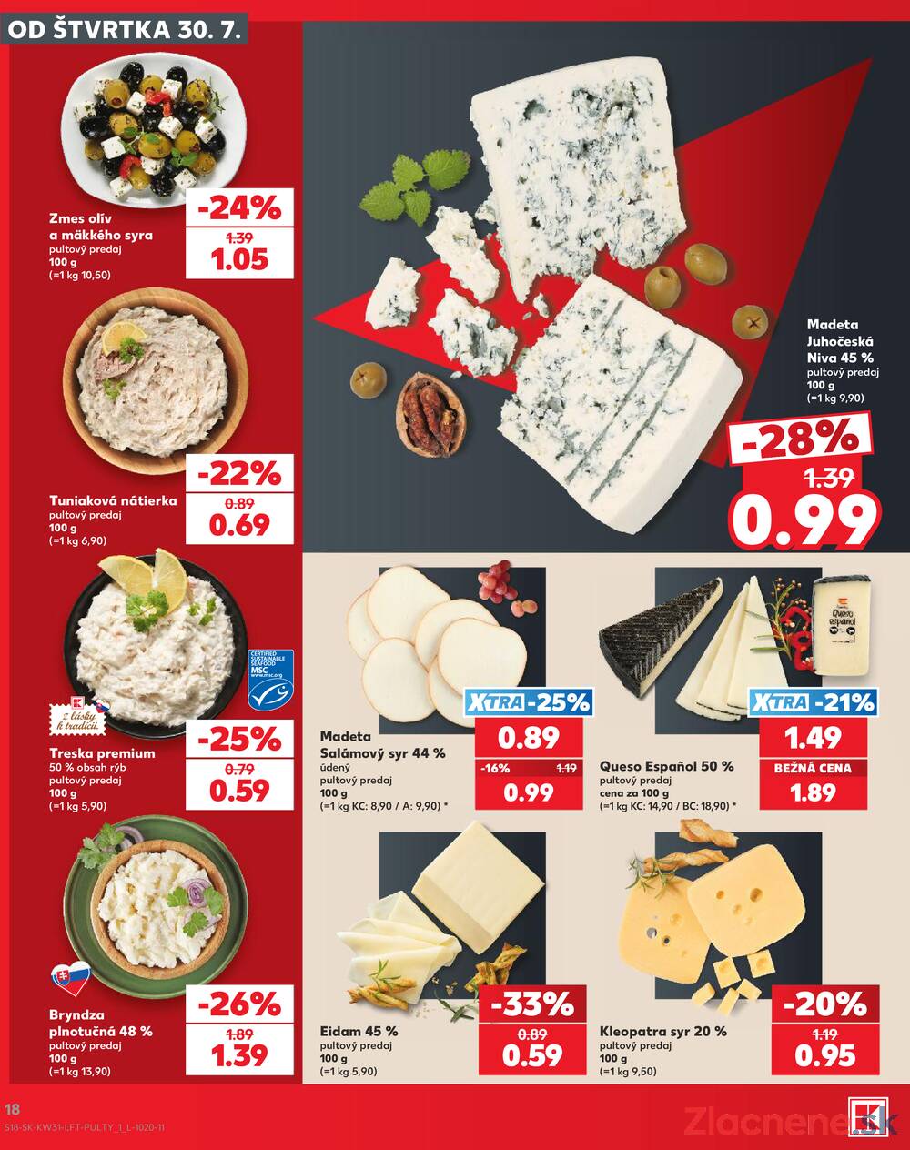 Leták Kaufland - Kaufland 30.7. - 5.8. - Kaufland Humenné - strana 18 Leták Kaufland - Kaufland 30.7. - 5.8. - Kaufland Humenné - strana 18