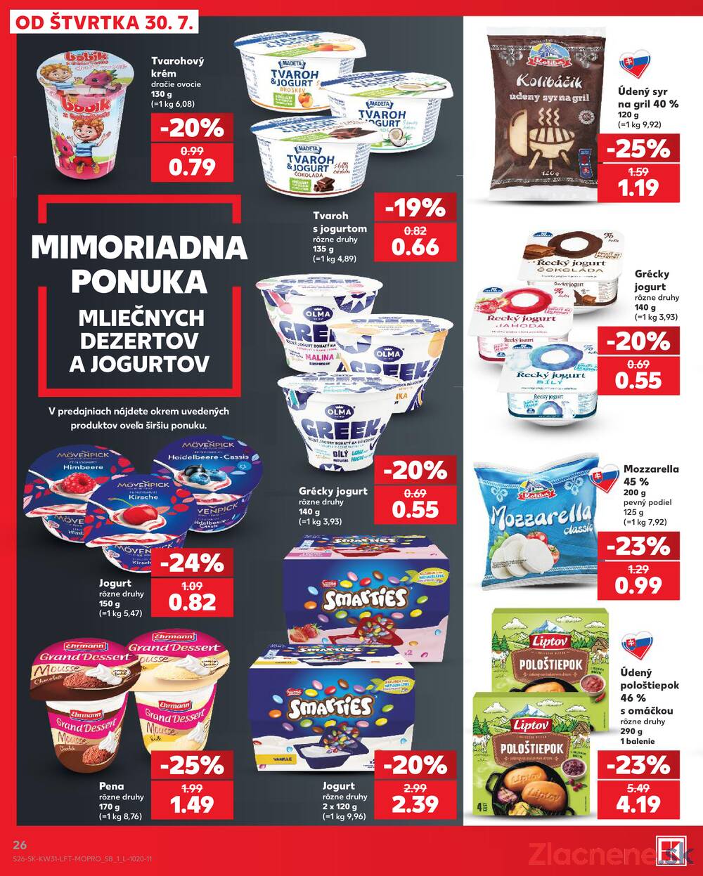Leták Kaufland - Kaufland 30.7. - 5.8. - Kaufland Humenné - strana 26 Leták Kaufland - Kaufland 30.7. - 5.8. - Kaufland Humenné - strana 26